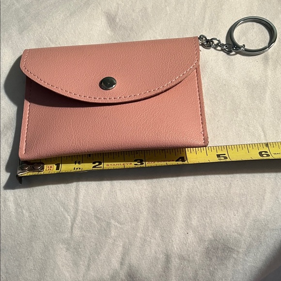Handbags - Wallet keychain pink leather